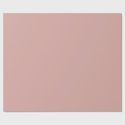 Papier Cadeau Warm Rose Blush Solid (Plat)