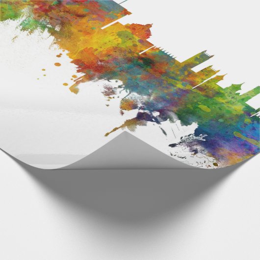 Papier Cadeau Washington DC Skyline (Coin)