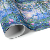 Papier Cadeau Water Lilies, 1919, par Claude Monet, (Coin rond)