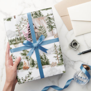 Papier Cadeau Watercolor Forest
