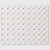 Papier Cadeau Watercolor Mardi Gras Party (Plat)