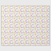 Papier Cadeau Watercolor Mardi Gras Party (Plat)