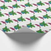 Papier Cadeau Watercolor Orchid Plant (Coin)