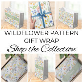 Papier Cadeau Watercolor Wildflower 