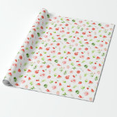 Papier Cadeau Watermelon and Pomegranate Pattern (Déroulé)