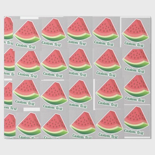 Papier Cadeau WATERMELON 🍉 papier à gravure (Plat)