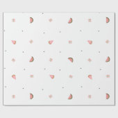Papier Cadeau Watermelon Seamless Motif Cute Rainbow Minimal (Plat)