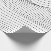 Papier Cadeau Wave Lines Motif Abstrait Arrière - plan.art, vagu (Coin)