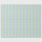 Papier Cadeau Wave Weave in Slate and Green (Plat)
