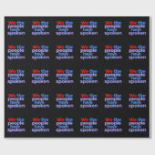 Papier Cadeau We the People Have Spoken Celebrate American Pride (Plat)
