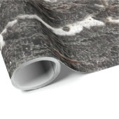 Papier Cadeau Weathered birch trunk (Coin rond)