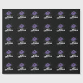 Papier Cadeau Web Designer Funny Spider Pun Dark BG (Plat)