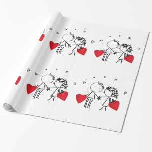 Papier Cadeau Wedding , day Valenine , love