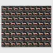 Papier Cadeau Weenie Le Peuple Dachshund 4 juillet (Plat)