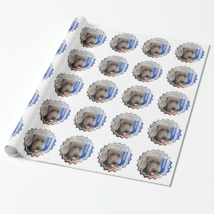 Papier Cadeau Weimaraner
