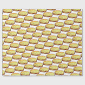 Papier Cadeau Welsh Rarebit Savoureux Fromage Toast British Food (Plat)