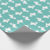 Papier Cadeau West Highland Terrier Chien Chien Chien Chien Chio (Coin)