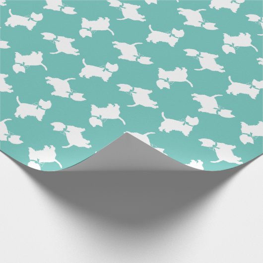 Papier Cadeau West Highland Terrier Chien Chien Chien Chien Chio (Coin)
