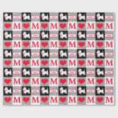 Papier Cadeau West Highland White Terrier Buffalo Plaid Custom (Plat)