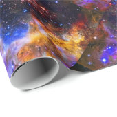 Papier Cadeau Westerlund 2 en Carina Constellation Space Picture (Coin rond)