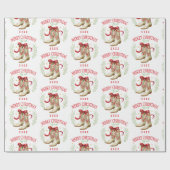 Papier Cadeau Western Christmas Cowboy Boots (Plat)