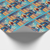 Papier Cadeau Western Little Cowboy Premier anniversaire Rodéo p (Coin)