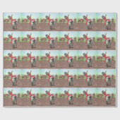 Papier Cadeau Western Rodeo Cowboy Cowgirl Mutton Buston (Plat)