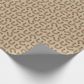 Papier Cadeau Western Rodeo Southern Ranch Chaussures pour cheva (Coin)