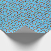 Papier Cadeau Western Rodeo Southern Ranch Chaussures pour cheva (Coin)