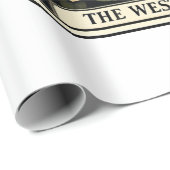 Papier Cadeau Westie (Coin rond)