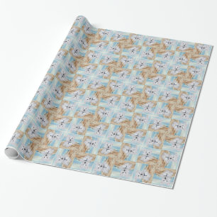 Papier Cadeau Westie au bord de la mer