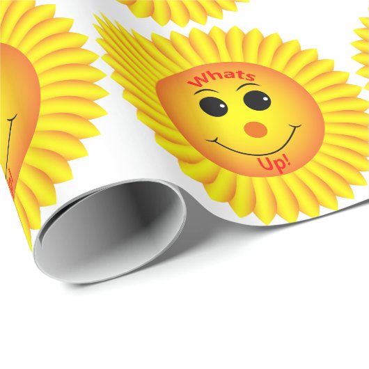 Papier Cadeau Whats Up ! (Coin rond)