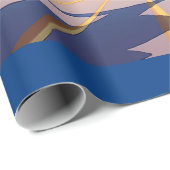 Papier Cadeau When Pigs Fly Funny Winged Pigs Airplanes (Coin rond)