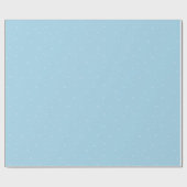 Papier Cadeau Whimsal Snowflakes Motif de Noël Bleu clair (Plat)
