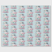 Papier Cadeau Whimsical Butterflies in a Jar Pattern (Plat)