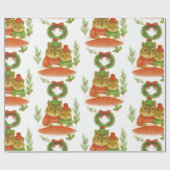 Papier Cadeau Whimsical   Chipmunk and Pine  (Plat)