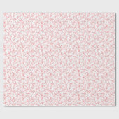 Papier Cadeau Whimsical Cute Pink Bows Pattern Girly Gift (Plat)