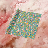 Papier Cadeau Whimsical Easter Bunny Spring Meadow Botanical