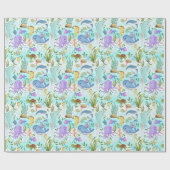 Papier Cadeau Whimsical Marine Friends - Un magnifique paysage m (Plat)