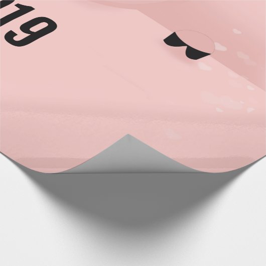 Papier Cadeau Whimsical Pink Pig mignon Nouvel An chinois (Coin)