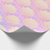 Papier Cadeau Whimsical Roses colorés 2 (Coin)