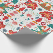 Papier Cadeau Whimsical Winter Wonders Wrapper Paper (Coin)