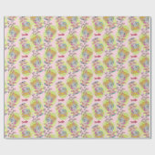 Papier Cadeau Whimsky Quirky Elf Mid Century Noël Rétro (Plat)