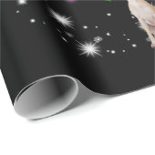 Papier Cadeau whippet amusant décoration d'ornement d'arbre de N (Coin rond)