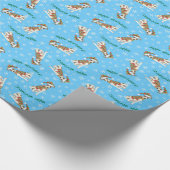 Papier Cadeau Whippet heureux de Howlidays (Coin)