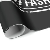 Papier Cadeau Whiskey Calls Me Old Fashioned (Coin rond)