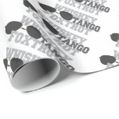 Papier Cadeau Whiskey Tango Foxtrot - Vêtements d'aviation (Coin rond)