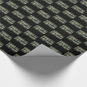 Papier Cadeau Whiskey Tango Foxtrot WTF Camouflage vert (Coin)