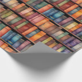 Papier Cadeau Whispers de la sagesse dans les teintes d'aquarell (Coin)