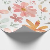 Papier Cadeau Whispers floraux : ZazzleWrapMagic Wraps exclusifs (Coin)